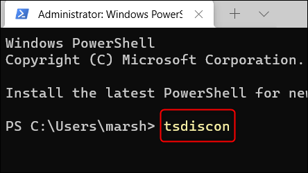 Enter-command-to-go-to-lock-screen. 4 طرق للتبديل بين حسابات المستخدمين على Windows 11