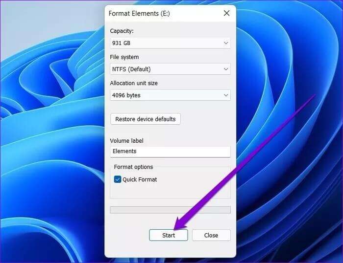 Format-Drive-on-Windows-11_935adec67b324b146ff212ec4c69054f-700x538 أهم 6 طرق لإصلاح الخطأ "إعدادات غير صحيحة" على Windows 11