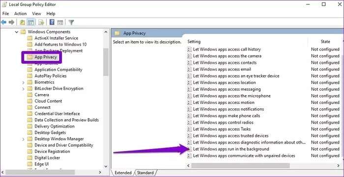 Group-Policy-Editor_935adec67b324b146ff212ec4c69054f-700x361 أفضل 5 طرق لتعطيل تطبيقات الخلفية على Windows 11