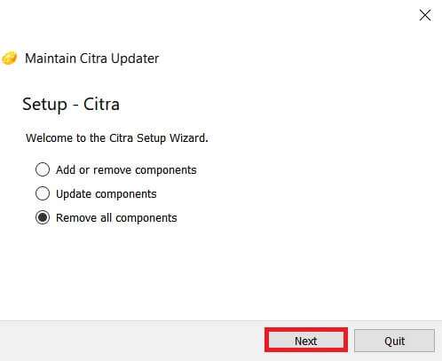 Maintain-Citra-Updater-Add-or-remove-components-498x407 كيف تلعب ألعاب 3DS على جهاز الكمبيوتر