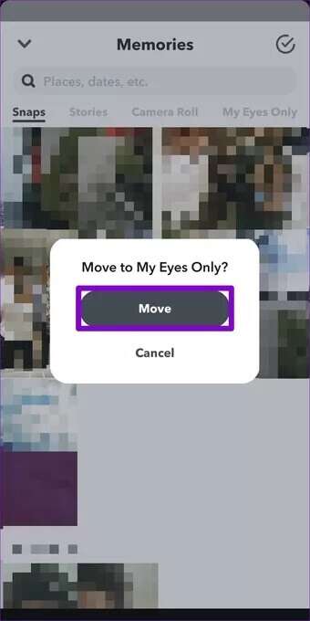 Move-Photos-to-My-Eyes-Only-on-Snapchat_7c4a12eb7455b3a1ce1ef1cadcf29289-340x680 كيفية إعداد واستخدام My Eyes Only على Snapchat