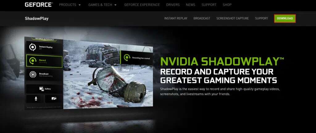 NVIDIA-ShadowPlay-webpage-1024x432-1-1024x432 كيفية إصلاح عدم تسجيل NVIDIA ShadowPlay