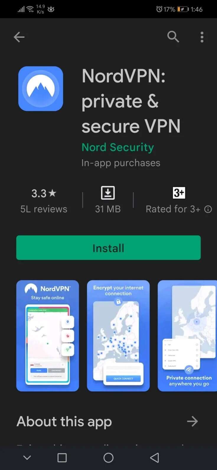 Nord-Vpn-app-play-store-android-honor-play-735x1593-1-735x1593 أفضل 5 تطبيقات لإخفاء عنوان IP لنظام Android
