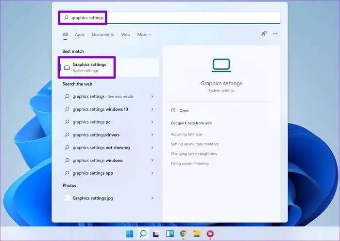 Open-Graphics-Settings_935adec67b324b146ff212ec4c69054f-700x498 أفضل 8 طرق لإصلاح مشكلة استنزاف البطارية على Windows 11