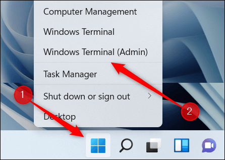 Open-Windows-Terminal-Admin. 4 طرق للتبديل بين حسابات المستخدمين على Windows 11