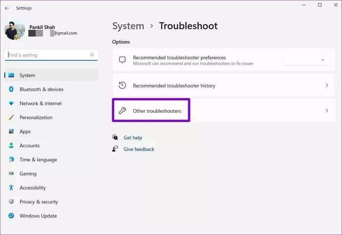 Other-Troubleshooter_2022-01-24-080954_935adec67b324b146ff212ec4c69054f-700x481 أفضل 5 طرق لإصلاح تعذر الكتابة في شريط البحث في Windows 11
