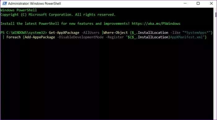 Re-Register-Apps-on-Windows_935adec67b324b146ff212ec4c69054f-700x387 أفضل 5 طرق لإصلاح تعذر الكتابة في شريط البحث في Windows 11