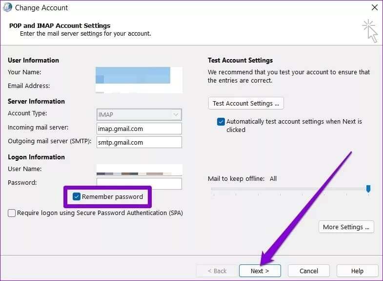Remember-Password-on-Outlook_4d470f76dc99e18ad75087b1b8410ea9-785x575 أفضل 7 طرق لإصلاح استمرار Outlook في طلب كلمة المرور على Windows 10 و Windows 11