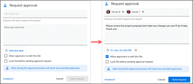 RequestApproval-GoogleAppApprovals كيفية طلب الموافقات في Google Docs, Sheets, و Slides