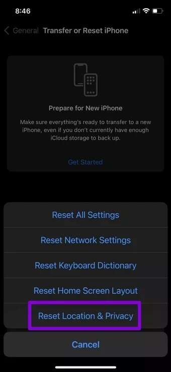 Reset-Location-Privacy-Settings-on-iPhone_7c4a12eb7455b3a1ce1ef1cadcf29289-340x738 إصلاح عدم عمل خرائط Google على iPhone