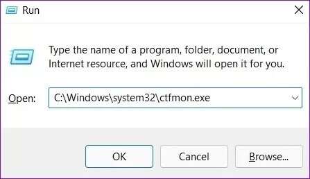 Run-CTF-Loader-on-Windows_4d470f76dc99e18ad75087b1b8410ea9-447x258 أفضل 5 طرق لإصلاح تعذر الكتابة في شريط البحث في Windows 11