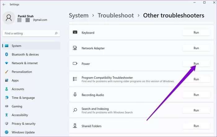 Run-Power-Troubleshooter_2022-01-09-073739_935adec67b324b146ff212ec4c69054f-700x442 أفضل 8 طرق لإصلاح مشكلة استنزاف البطارية على Windows 11