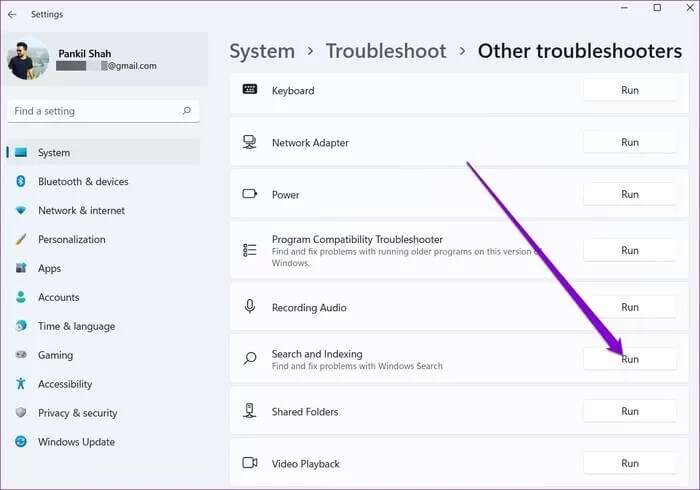 Search-and-Indexing-Troubleshooter-on-Windows_935adec67b324b146ff212ec4c69054f-700x490 أفضل 5 طرق لإصلاح تعذر الكتابة في شريط البحث في Windows 11