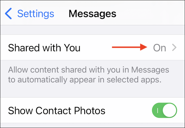 كيفية تعطيل "Shared With You" على iPhone و iPad - %categories