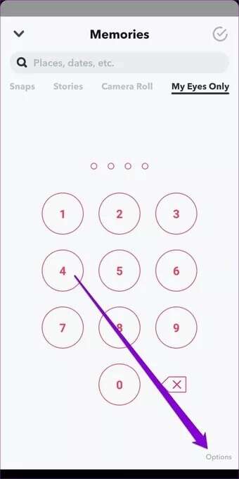 Snapchat-Options_7c4a12eb7455b3a1ce1ef1cadcf29289-340x680 كيفية إعداد واستخدام My Eyes Only على Snapchat