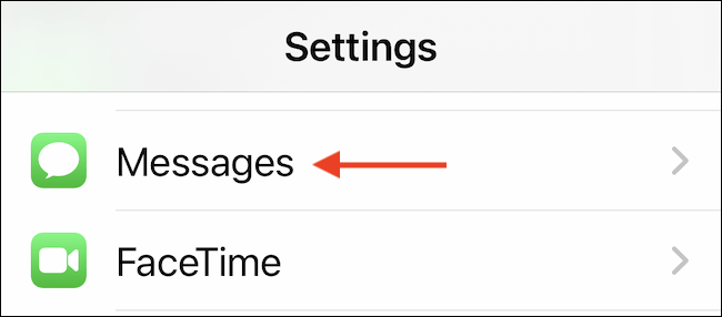 Tap-Messages-in-Settings كيفية تعطيل "Shared With You" على iPhone و iPad
