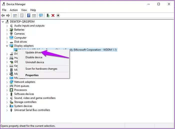 Update-driver-display-adapter-w10_2021-12-23-191951_935adec67b324b146ff212ec4c69054f-700x517 أفضل 5 طرق لإصلاح شاشة الموت الوردية على Windows 10 و Windows 11