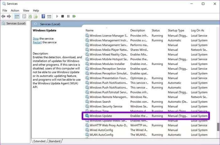 Windows-Update-Service-Status_935adec67b324b146ff212ec4c69054f-700x462 أفضل 9 طرق لإصلاح عدم فتح التطبيقات على Windows 11