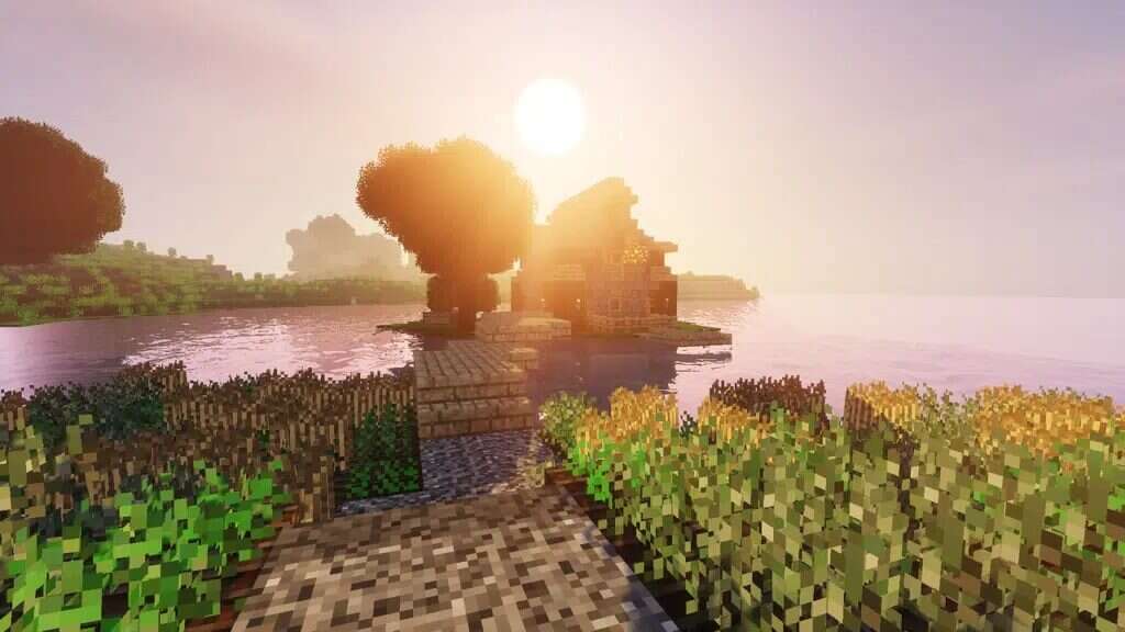 a-roundhouse-by-the-river-1024x576-1-1024x576 أفضل 10 أفكار لطيفة لمنزل Minecraft