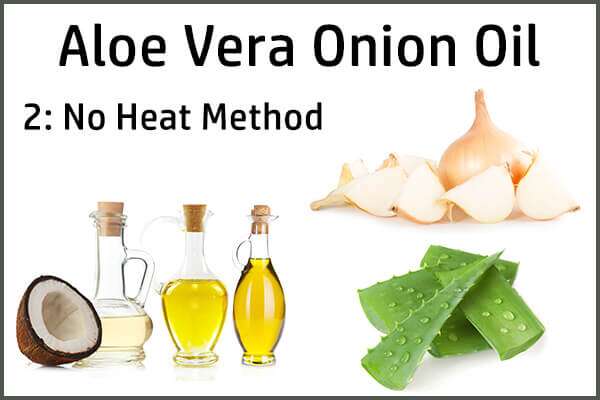aloe vera onion oil with no heat method for healthy hair 1 600x400 - كيفية صنع زيت الصبار والبصل لشعر صحي