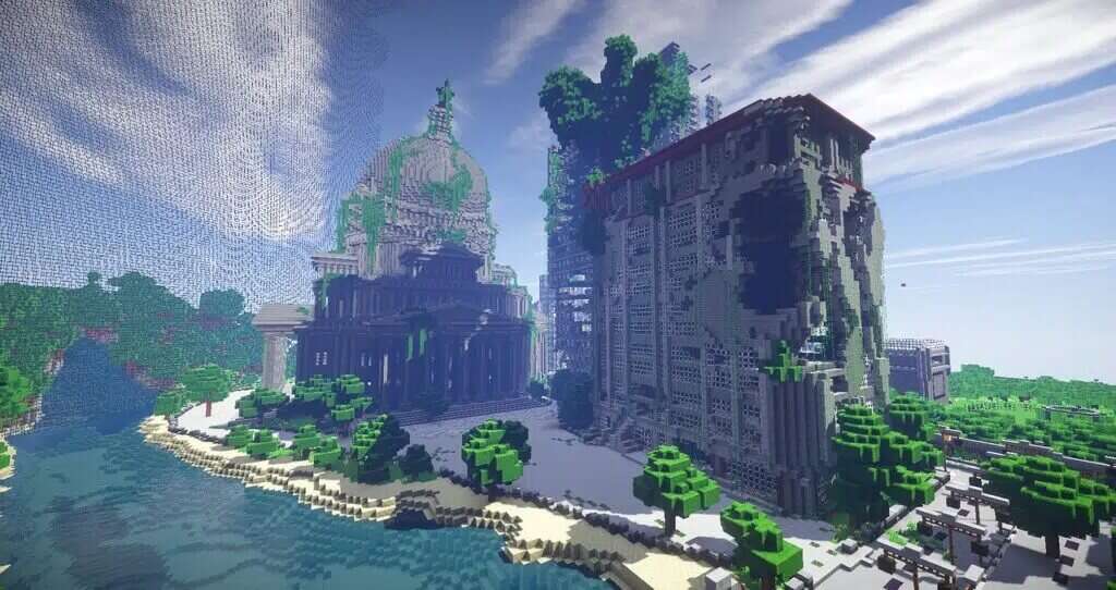an-easy-castle-1024x542-1-1024x542 أفضل 10 أفكار لطيفة لمنزل Minecraft