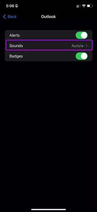 change-notification-sound-for-email_7c4a12eb7455b3a1ce1ef1cadcf29289-340x736 كيفية تعيين أصوات إشعارات مخصصة لتطبيقات المراسلة على iPhone