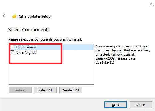 check-both-the-boxes-citra-canary-citra-nightly-500x358 كيف تلعب ألعاب 3DS على جهاز الكمبيوتر