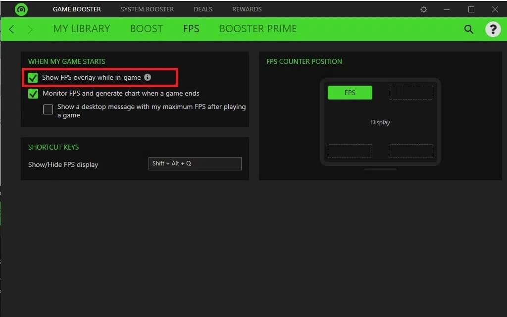 check-the-box-for-show-fps-overlay-while-in-game-1024x640 أفضل 5 عدادات FPS لنظام التشغيل Windows 10