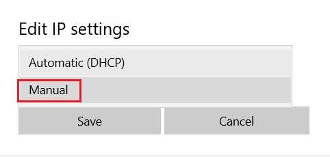 choose-Manual-option-in-Edit-IP-settings-482x230 كيفية إلغاء الحظر على Omegle