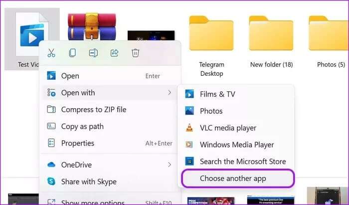 choose-another-app-fix-telegram-videos-not-playing-on-pc_935adec67b324b146ff212ec4c69054f-700x411 إصلاح عدم تشغيل مقاطع فيديو Telegram على Windows 11