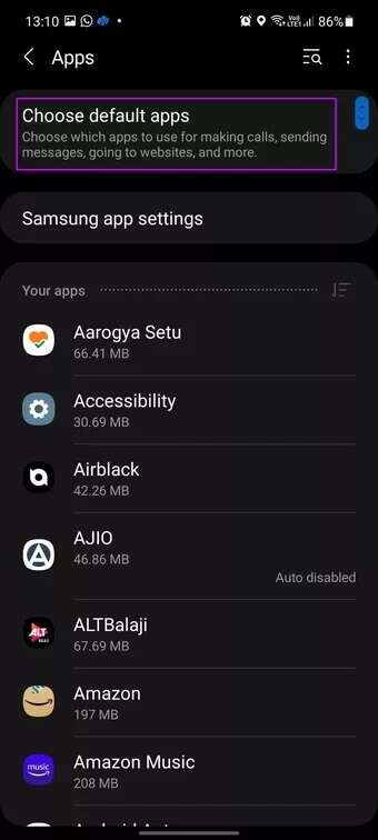 choose-default-apps_7c4a12eb7455b3a1ce1ef1cadcf29289-340x756 أفضل 8 طرق لإصلاح عدم استقبال هاتف Android للرسائل