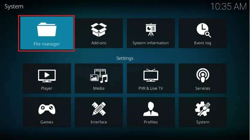 choose-file-manager-from-the-given-tiles-1-1-1-834x468 كيف تشاهد مباريات Kodi NBA
