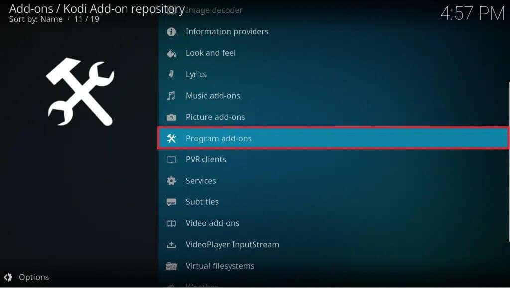choose-program-add-ons-option-from-the-menu-1024x578-1-1024x578 كيفية تحديث مكتبة Kodi
