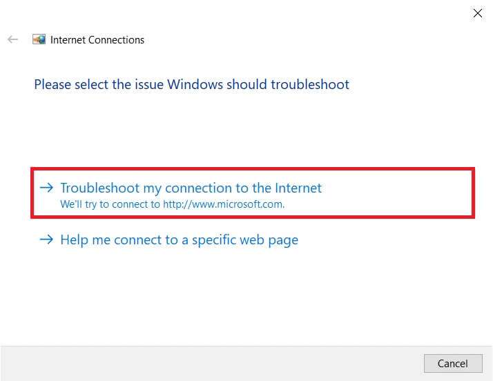 choose-the-troubleshoot-my-connection-to-the-inter-714x552 كيفية إصلاح عدم فتح Steam على Windows 10