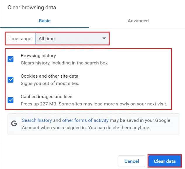 clear-browsing-data-in-google-chrome-633x577 كيفية إصلاح تجمد Discord
