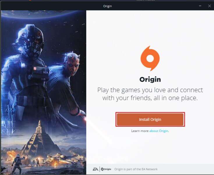 click-on-Install-Origin-735x602-1-735x602 كيفية إصلاح خطأ Origin 9: 0 في Windows 10