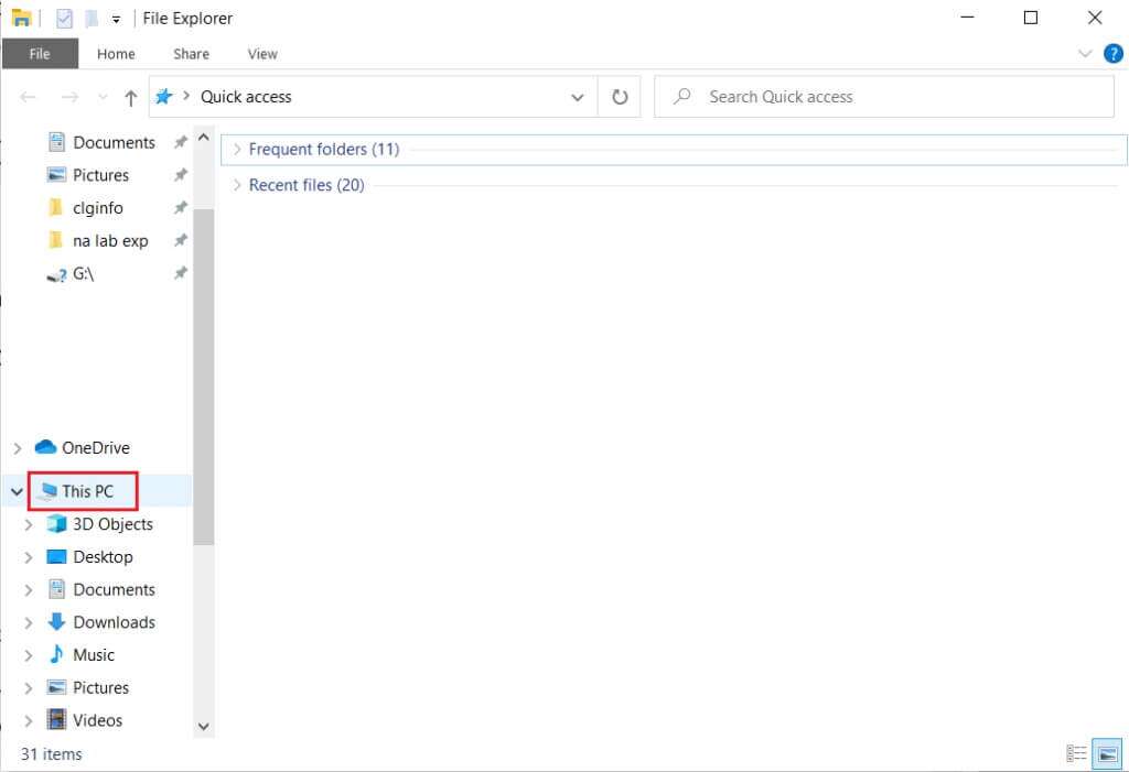 click-on-This-PC-in-the-File-Explorer-1024x701-1-1024x701 كيفية إصلاح عدم فتح Steam على Windows 10