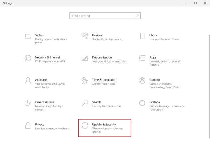click-on-Update-and-security-in-Settings-735x497-2-735x497 كيفية إصلاح خطأ التحديث 0x80070002 على Windows 10