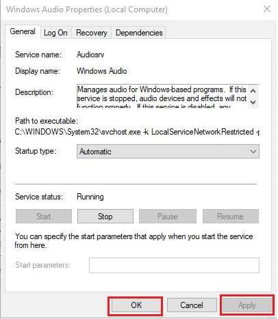 click-on-apply-to-save-the-modification-and-then-c-1-406x467 إصلاح عدم عمل التحكم في مستوى الصوت على Windows 10