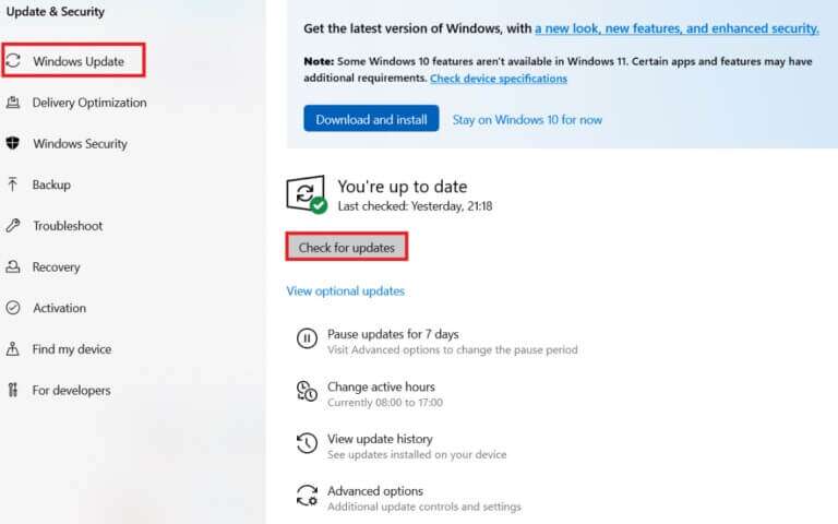 click-on-check-for-updates-button-768x480-1-768x480 كيفية إصلاح عدم فتح Steam على Windows 10