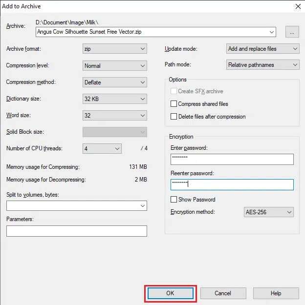 click-on-ok-to-create-the-encrypted-file-624x625 كيفية تشفير مجلد في Windows 10