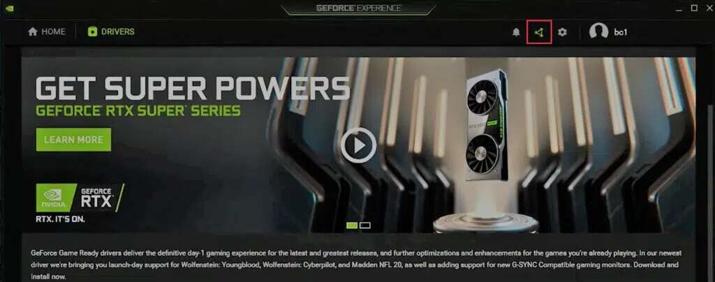 click-on-share-icon-in-the-GeForce-Experience-to-launch-the-shadowplay-overlay-1024x404-1-1024x404 كيفية إصلاح عدم تسجيل NVIDIA ShadowPlay