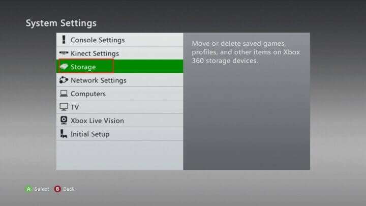 click-on-storage-720x405-1-720x405 كيفية إصلاح استمرار Xbox One في تسجيل الخروج