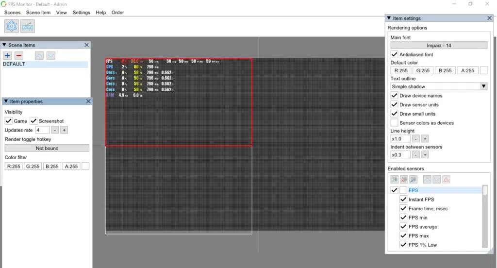 click-on-the-overlay-to-open-settings-1024x552-1-1024x552 أفضل 5 عدادات FPS لنظام التشغيل Windows 10