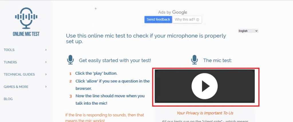 click-on-the-play-button-1024x428-1-1024x428 كيفية إصلاح عدم عمل الميكروفون على Mac