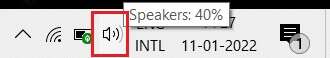 click-on-the-speaker-icon-on-the-Taskbar-330x58 كيفية إصلاح عدم عمل خدمة الصوت على Windows 10