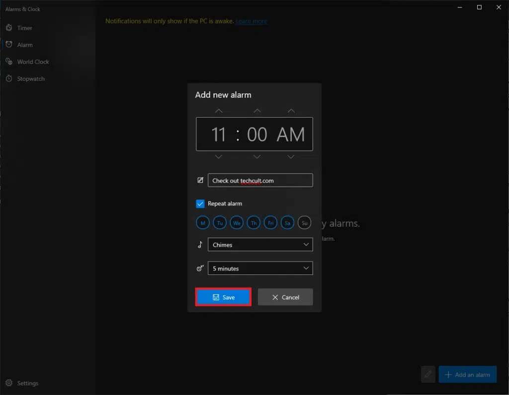 click-save-to-save-your-customized-alarm-1024x796-1-1024x796 كيفية ضبط الإنذارات في Windows 10