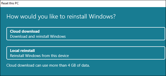هل يجب عليك استخدام التنزيل السحابي أو إعادة التثبيت المحلي على Windows؟ - %categories