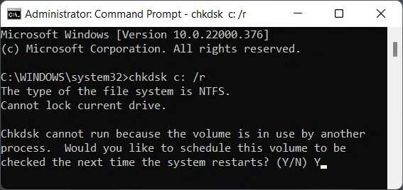 command-prompt-running-chkdsk-1-567x268 إصلاح خطأ الوصول غير الصحيح إلى موقع الذاكرة في Valorant