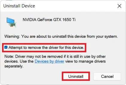 confirmation-to-uninstall-drivers-1-422x286 إصلاح خطأ الوصول غير الصحيح إلى موقع الذاكرة في Valorant